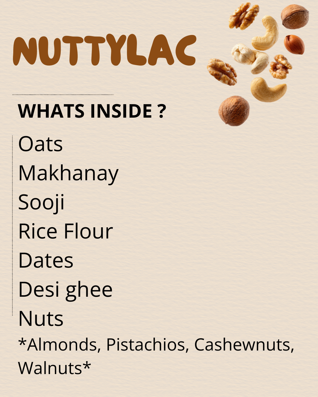 Nuttylac – Winter Baby Cereal (6 months+)