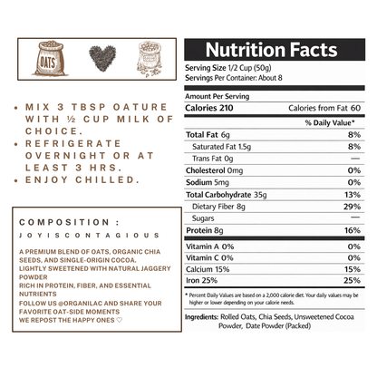 Oature – Overnight Oats Mix (For Adults)